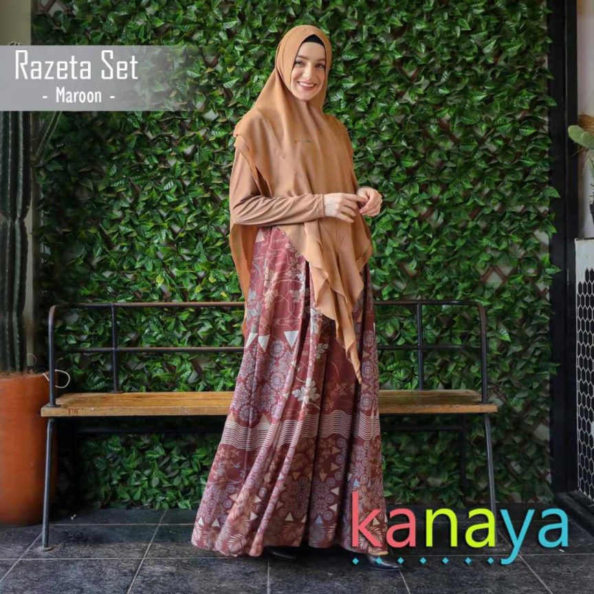kanaya boutique gamis printing razeta
